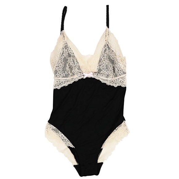 flora nikrooz // lace-trimmed bodysuit - Picture 3 of 3